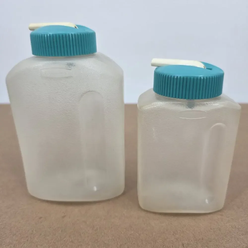 2x Rubbermaid Juice Boxes Reusable 8oz & 16oz Drink Bottle Sip Box - no straws